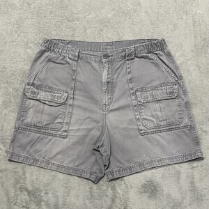 Croft & Barrow Shorts Mens 38 Gray Cargo Pants